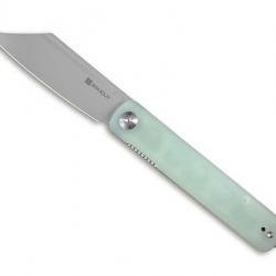 COUTEAU SENCUT BRONTE G10 NATUREL STONEWASHED