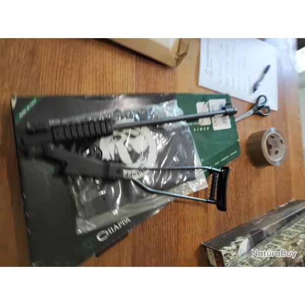 Carabine monocoup chiappa little badger 22 magnum