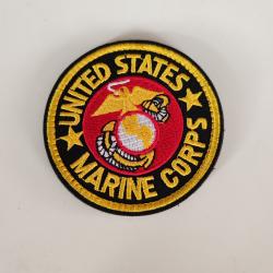 INSIGNE TISSU TYPE VELCRO "MARINE CORPS"