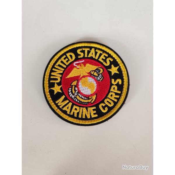 INSIGNE TISSU TYPE VELCRO "MARINE CORPS"