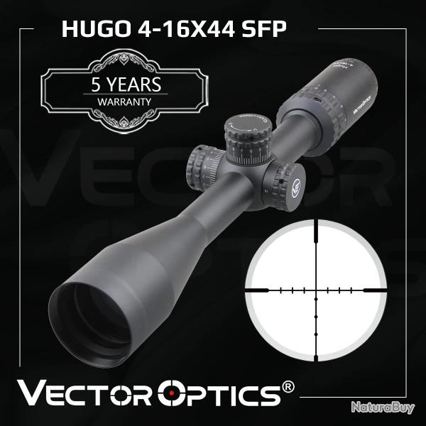 Vector Optics Hugo 4-16x44 Lunette de Vise Polyvalente Rticule VOW-10BDC pour Tir jusqu' 600M