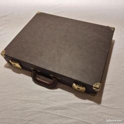 Mallette valise de transport pour revolver ou pistolet vintage