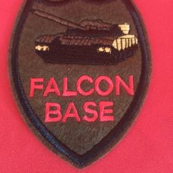 ECUSSON TANKISTE FALCON BASE 8/11CM PATCH MILITAIRE THERMOCOLLANT