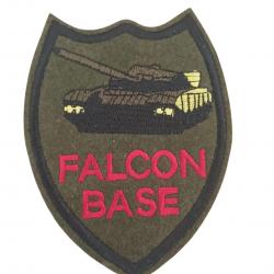 ECUSSON TANKISTE FALCON BASE 8/11CM PATCH MILITAIRE THERMOCOLLANT