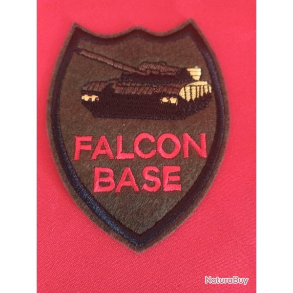 ECUSSON TANKISTE FALCON BASE 8/11CM PATCH MILITAIRE THERMOCOLLANT