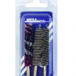 3 brosses de nettoyage pour arme Megaline Cal. 5,5 mm