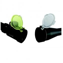 Cache-optique Veoptik Diam. 50 Blanc - Diam. 42 Jaune