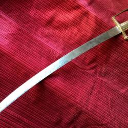 Sabre Révolution Modèle 1782/90 sans fourreau.