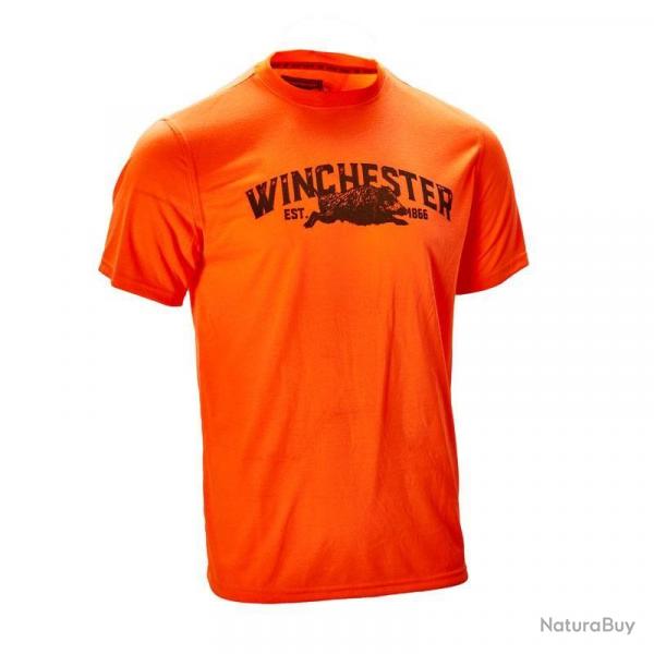 Winchester - Tee Shirt Homme Vermont - Orange L