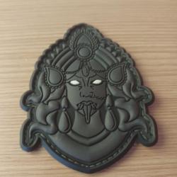 ÉCUSSON PVC 3D MYTHOLOGIE ANCIENNE SYSTÈME SCRATCH DIAMÈTRE 8CM