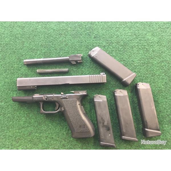 Pistolet GLOCK 24 Compressor Calibre 40S&W avec 4 chargeurs