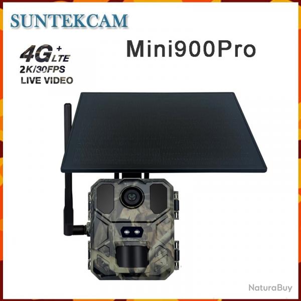 Camra de faune 4G intgre  nergie solaire 30MP 4K, Vision nocturne
