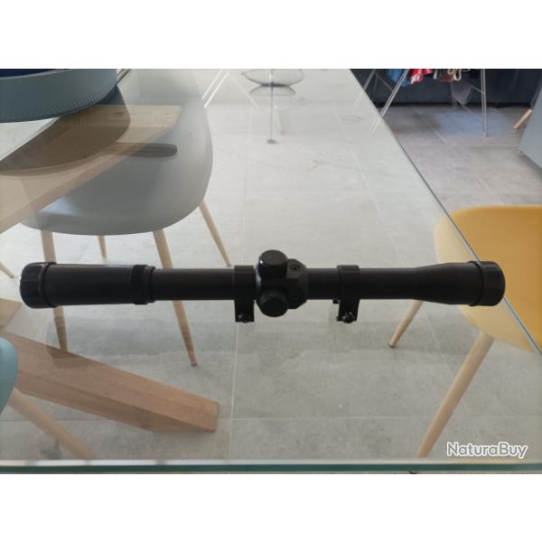 Lunette neuve entre de gamme pour petit calibre, airsoft ou plomb