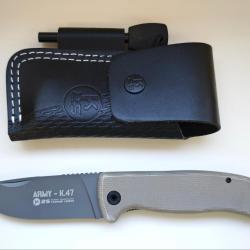K25 25013 Couteau pliant Army K.47 Titanium