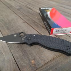 Spyderco para 3 Salt G10 Magnacut DLC black
