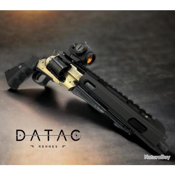 Rail Target 8" DATAC nylon carbone pour Remington 1858 Pietta NEUF