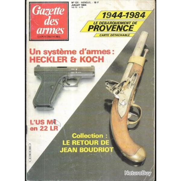 gazette des armes 131 systme heckler et koch, usm1 22 lr, jean boudriot , aitor jungle II, dragoon