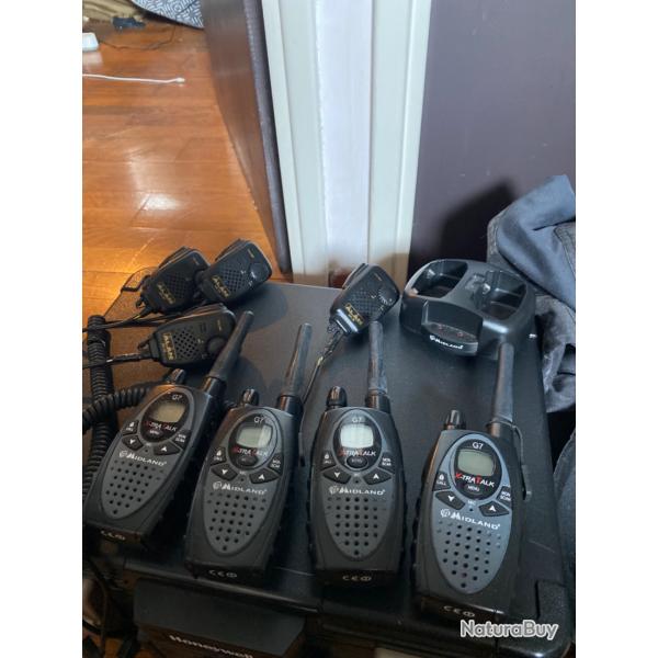 4 Midland G7 + 4 PTT Alan