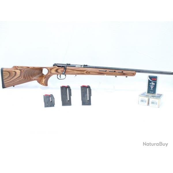 OCCASION carabine Savage 93r17 cal : 17hmr