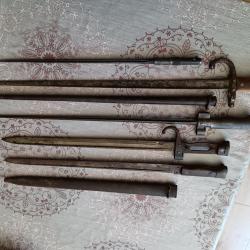Vend lot baïonnette lebel bertier gras Mas 36