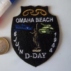écusson collection militaire Omaha Beach Normandie 6 juin 1944 D-Day