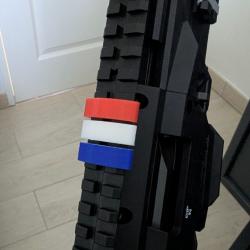 2 Drapeaux français picatinny