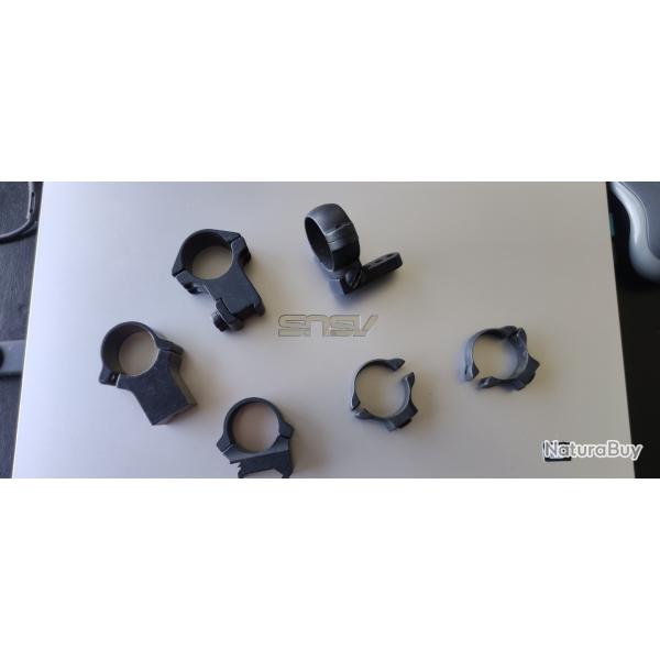 COLLIERS FIXES D 30 ET D 25 mm