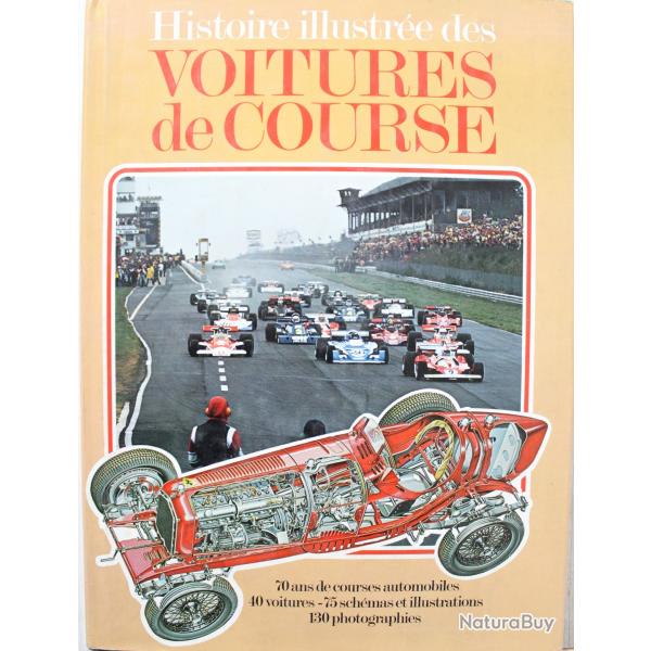 Livre Histoire illustre des voitures de course