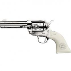 RARE ! Ed. Limitée Trump Revolver Pietta 1873 SA "47th President" -357- Nickel 4"3/4 - SA73125DT