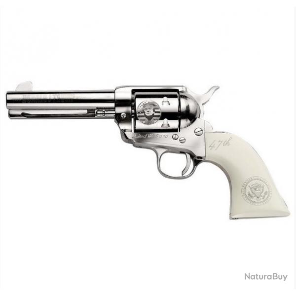 RARE ! Ed. Limite Trump Revolver Pietta 1873 SA "47th President" -357- Nickel 4"3/4 - SA73125DT