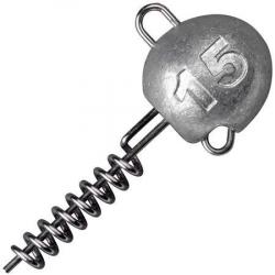 TETE PLOMBEE ZINC SCREW IN JIGHEAD PAR 2 10gr