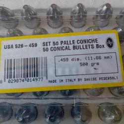 Balles poudre noire. calibre 459/11.86 mm  500grs QUANTITÉ  48.