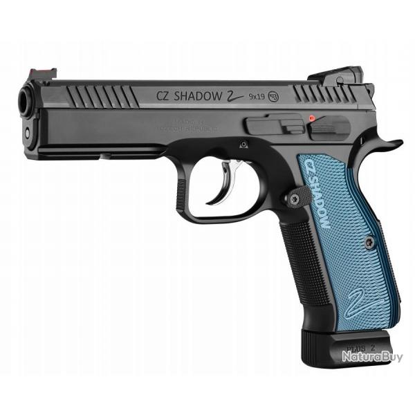 Pistolet CZ 75 Shadow 2 Cal.9x19 Bleu