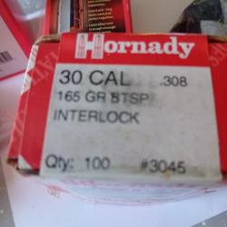30 calibre 165 gr BTSP INTERLOCK