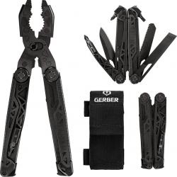 G1067407 Outil Multifonction Gerber Dual-Force Bluntnose Acier Inoxydable Noir Etui Tissu