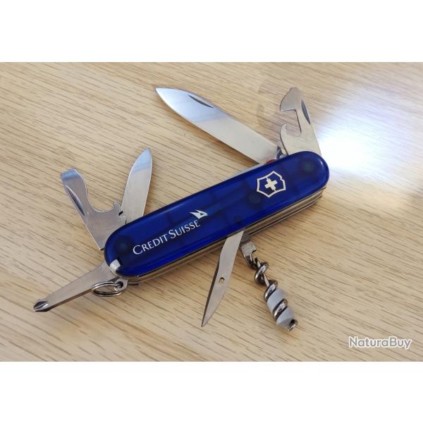 Victorinox couteau suisse Spartan Lite Bleu Credit Suisse