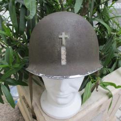 casque us aumonier provence ww2