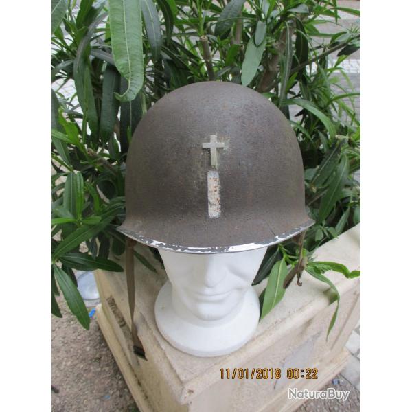 casque us aumonier provence ww2