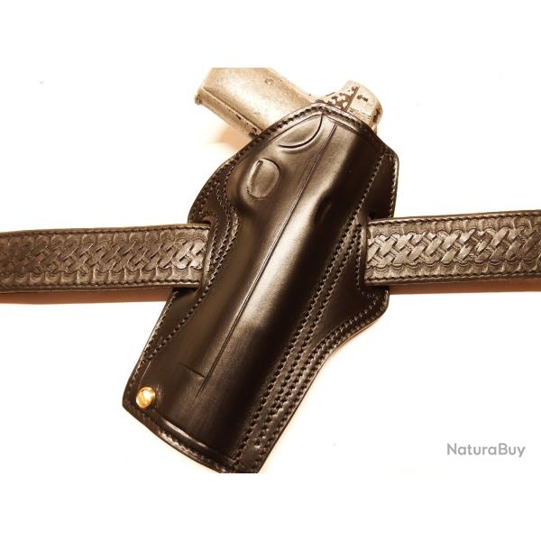 ETUI GALET CUIR pour COLT 1900 (fabrication entreprise artisanale franaise)