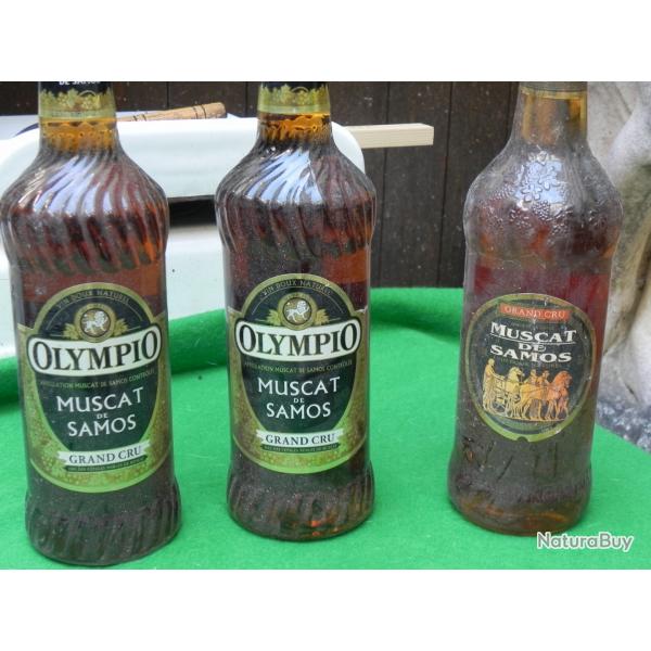 3 BOUTEILLES DE MUSCAT ANCIENNES