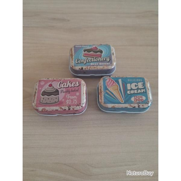 Lot de 3 botes vintage