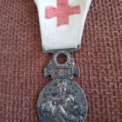 Médailles de la Société Française de Secours aux Blessés Militaires, matriculée