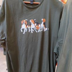 T-shirt famille Beagle Lovergreen