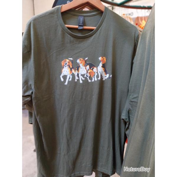 T-shirt famille Beagle Lovergreen