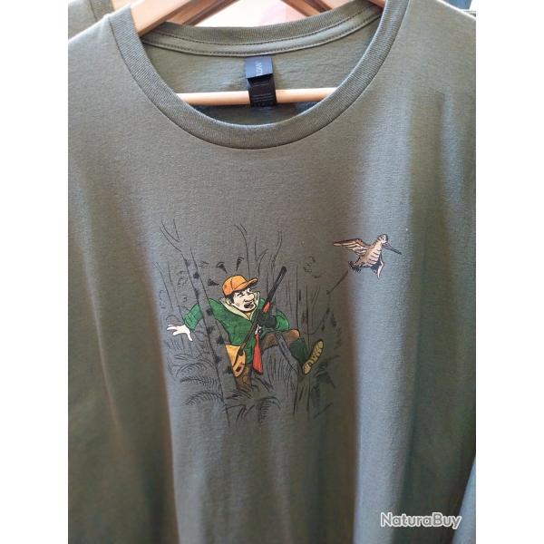 T-shirt chasseur humoristique  Lovergreen