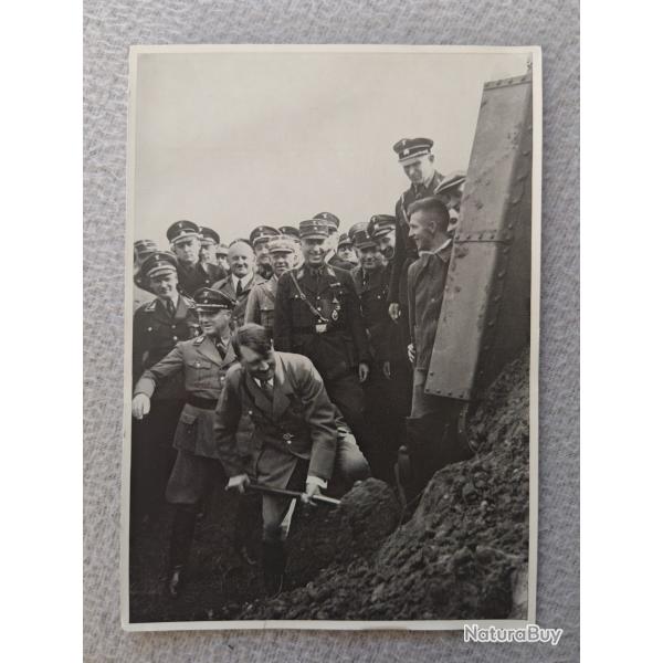 Image de propagande allemande - construction Autobahn 1933