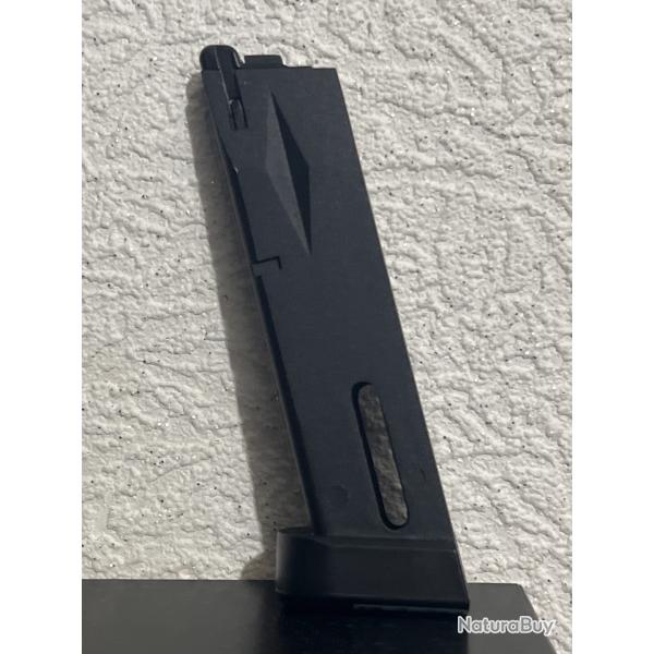Chargeur CO2 25 Billes M9 KJW ASG Noir
