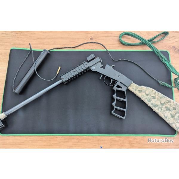 TAPIS ANTI-DERAPANT POUR LE NETTOYAGE DE VOS ARMES 600X300X2.5 LYCRA COTON MOUSSE TRES DOUX, LAVABLE