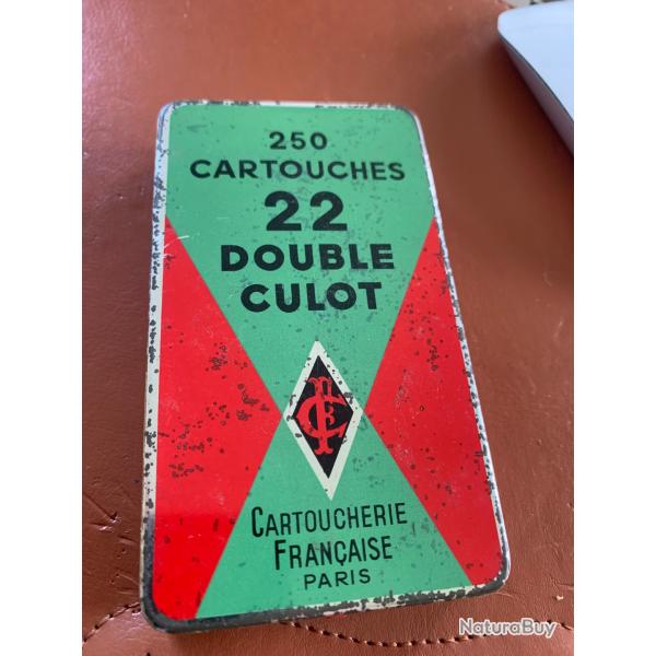 Boite de 190 cartouches 22 double culott cartoucherie franaise