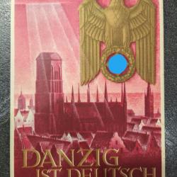 Carte postale allemande #13 - Dantzig ist Deutsch - 1939
